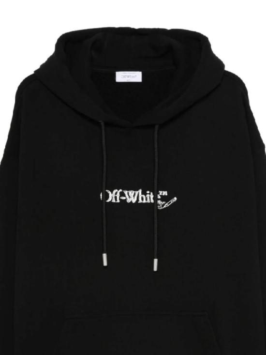 25FW 오프화이트 스웨터 OMBB085F25FLE00F1001 BLACK - OFF WHITE