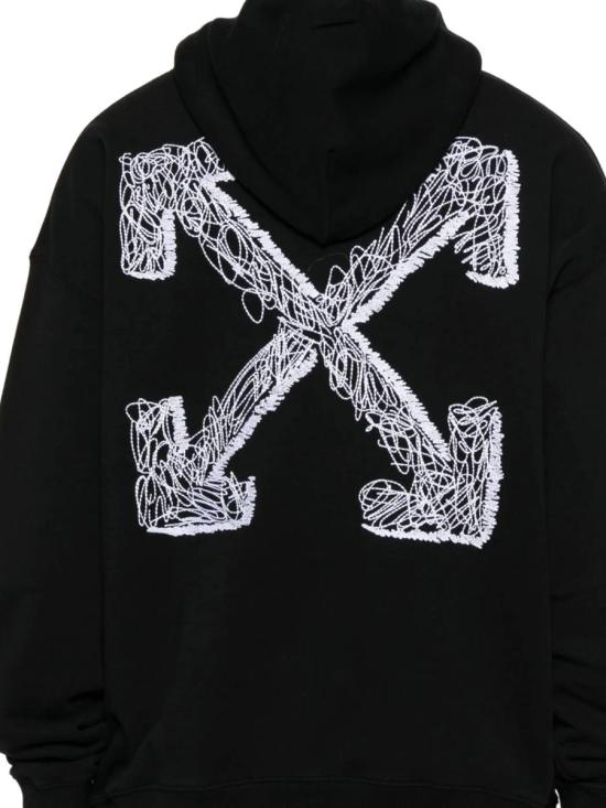 25FW 오프화이트 스웨터 OMBB085F25FLE00F1001 BLACK - OFF WHITE