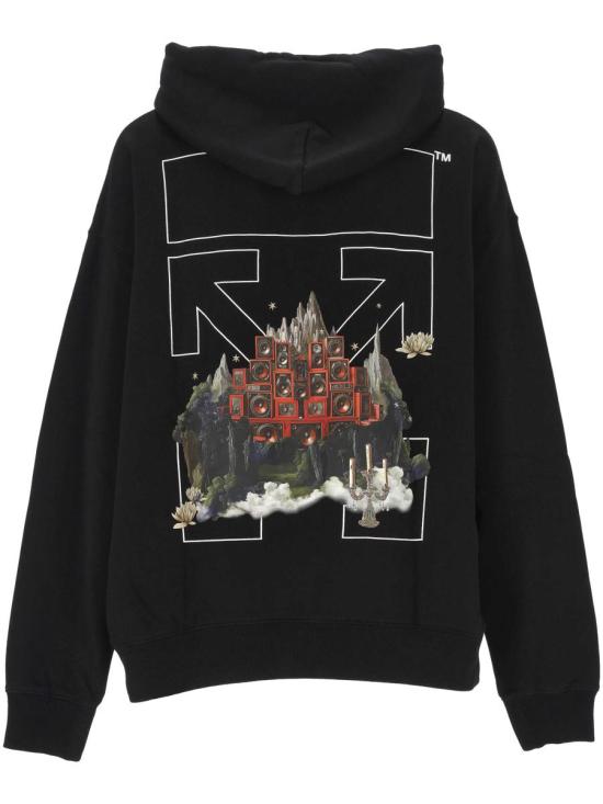 25FW 오프화이트 스웨터 OMBB085F25FLE0081001 BLACK - OFF WHITE