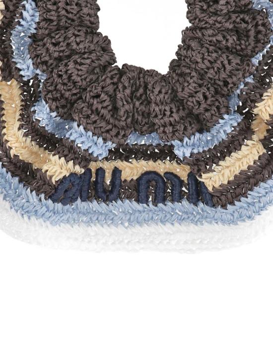 25FW 미우미우 액세서리 5IF0272CWXF04EM CACAO CELESTE - MIU MIU