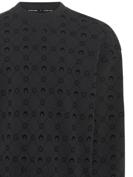 25FW 마린세르 스웨터 UST022ACJER0089BK99 Black - MARINE SERRE