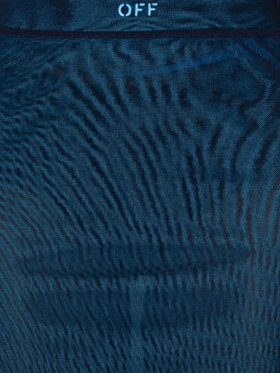 25FW 오프화이트 데님 스커트 OWCW00LF25JER0014870 BLUE IRIS - OFF WHITE