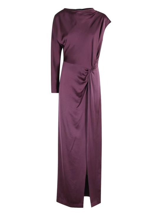 25FW 페데리카 토시 롱 원피스 3120531018 DARK VIOLET