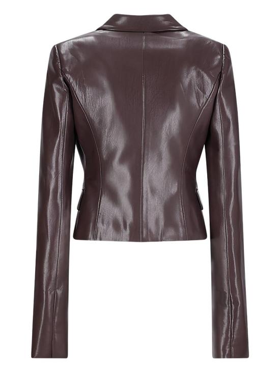 25FW 안다마네 가죽 자켓 T183060ATNP152375 CABERNET - ANDAMANE