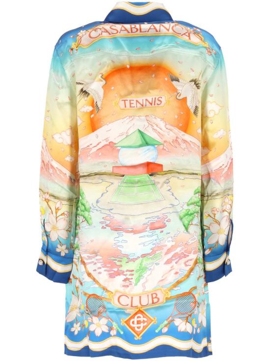 25FW 카사블랑카 숏 원피스 WPF25DR16701MULTI MULTICOLOR - CASABLANCA