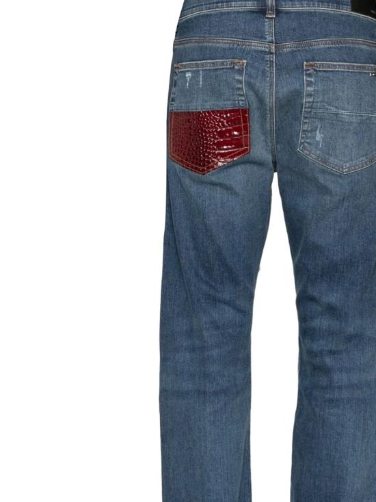 25FW 아미리 데님 팬츠 AMDNSM1023DARK INDIGO MULTICOLOR - AMIRI