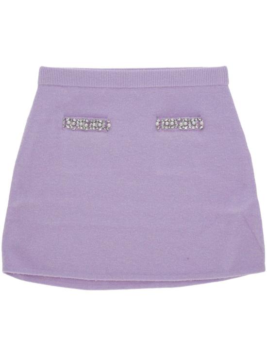 25FW 셀프 포트레이트 숏 스커트 PF25 085SKLLILAC PURPLE