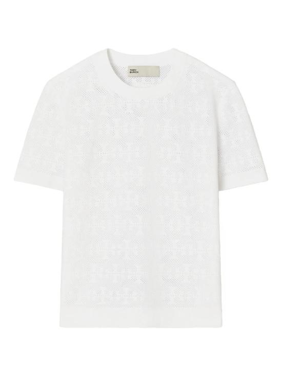 25FW 토리버치 반팔 티셔츠 168853100 WHITE