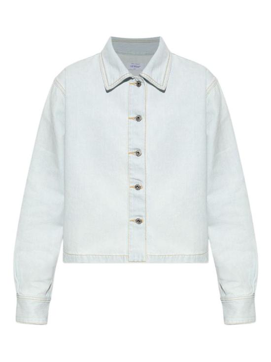 25FW 오프화이트 셔츠 OWYD013F25DEN0024301 BLUE