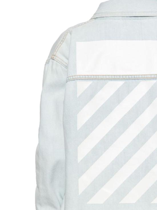 25FW 오프화이트 셔츠 OWYD013F25DEN0024301 BLUE - OFF WHITE