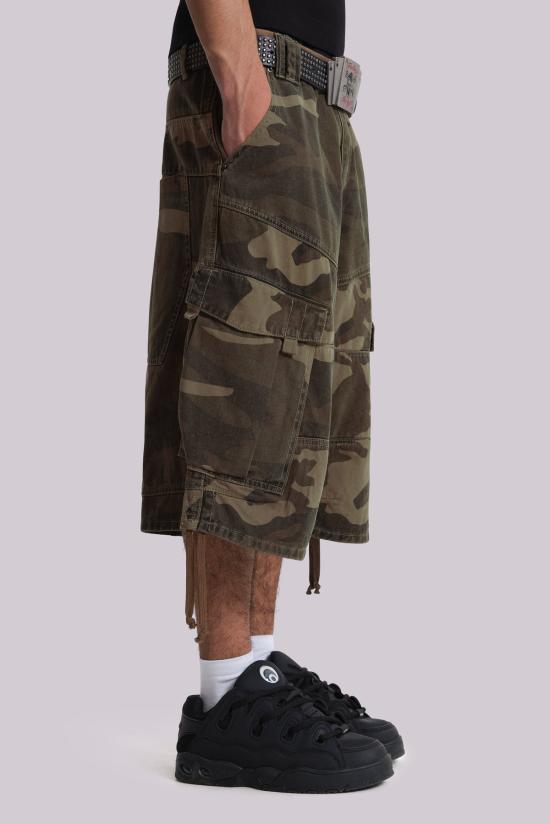 25FW 제이디드 런던 숏팬츠 JALU252PRSR019CA CAMO DOM - JADED LONDON