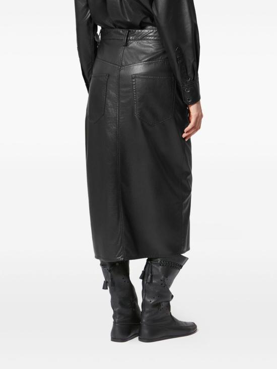 26SS 이자벨마랑에뚜왈 미디 스커트 JU0477FAD1B03E 01BK Nero - ISABEL MARANT ETOILE