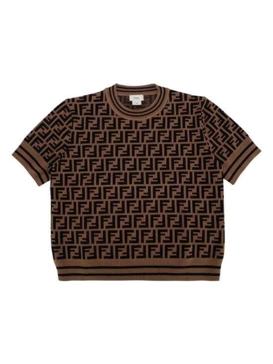 26SS [키즈] 펜디 탑 JFG069 AEYD 098 F15B6 ZUCCA