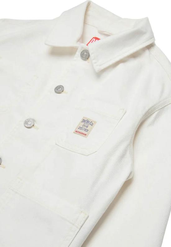 26SS [키즈] 디젤 데님 자켓 J02546 KXBRZ K141 IVORY - DIESEL