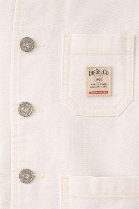 26SS [키즈] 디젤 데님 자켓 J02546 KXBRZ K141 IVORY - DIESEL