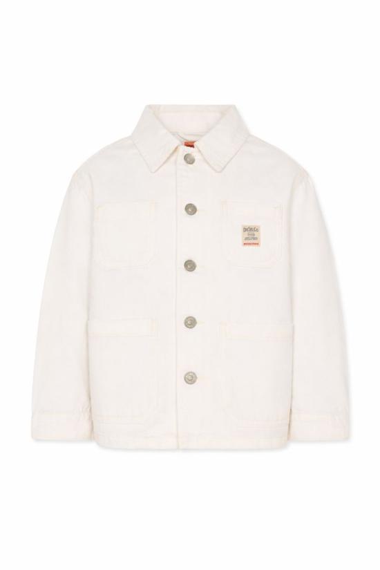 26SS [키즈] 디젤 데님 자켓 J02546 KXBRZ K141 IVORY