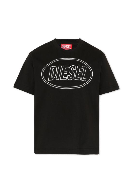 26FW [키즈] 디젤 티셔츠 J02582 0GRAI K900 BLACK