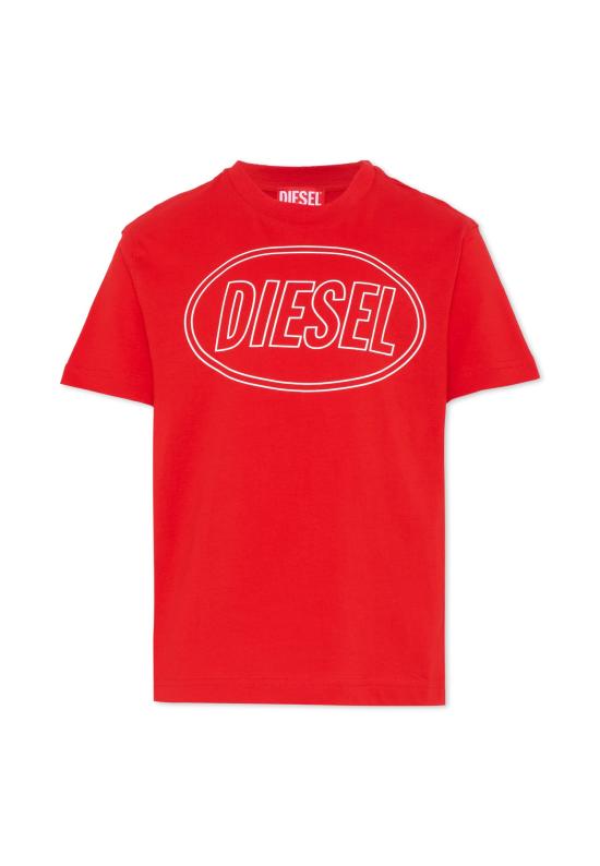 26SS [키즈] 디젤 티셔츠 J02582 0GRAI K405 RED