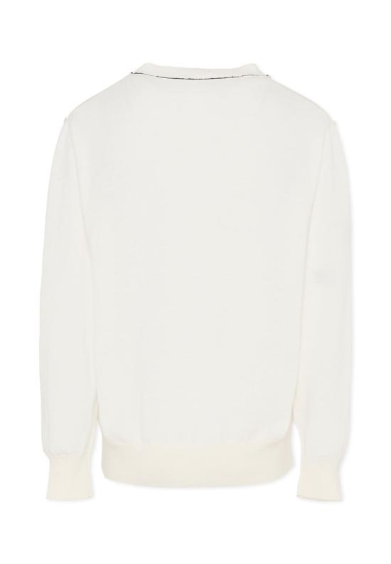 26SS [키즈] MM6 메종마르지엘라 트레이닝 상의 M61025 MM07V M6101 WHITE - MM6 MAISON MARGIELA