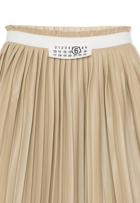 26SS [키즈] MM6 메종마르지엘라 스커트 M60999 MM07F M6709 BEIGE - MM6 MAISON MARGIELA
