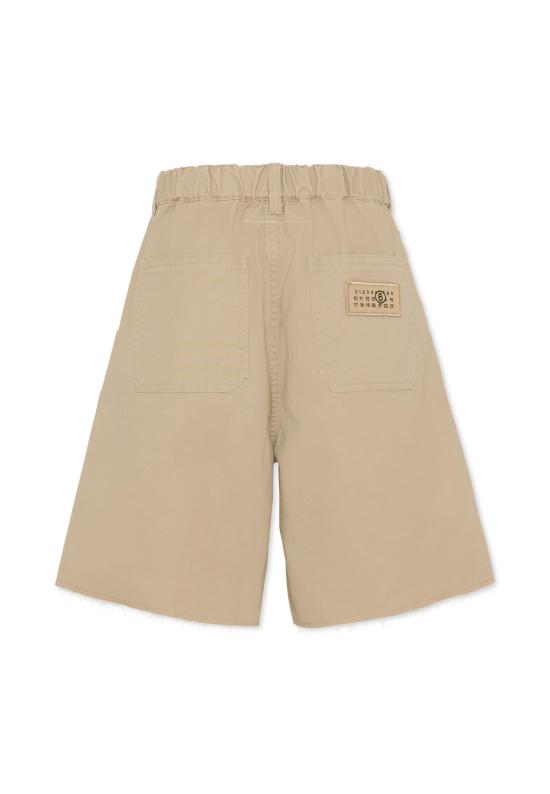 26SS [키즈] MM6 메종마르지엘라 쇼츠/버뮤다 M60966 MM07D M6709 BEIGE - MM6 MAISON MARGIELA
