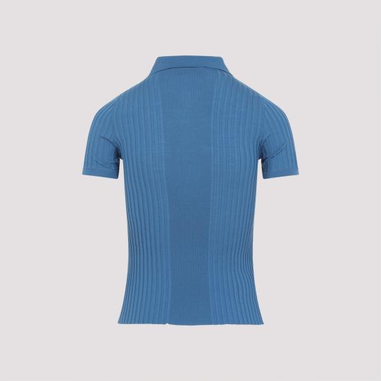 26SS 미우미우 폴로 티셔츠 MML02BSOOO 18TW F0154 AVIO - MIU MIU