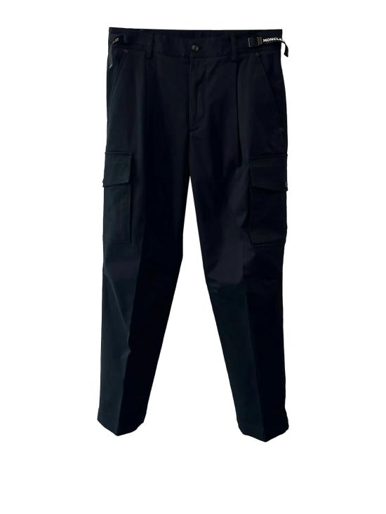 25FW 몽클레어 코튼 개버딘 카고 트라우저 2A00026598R1999 BLACK DOM