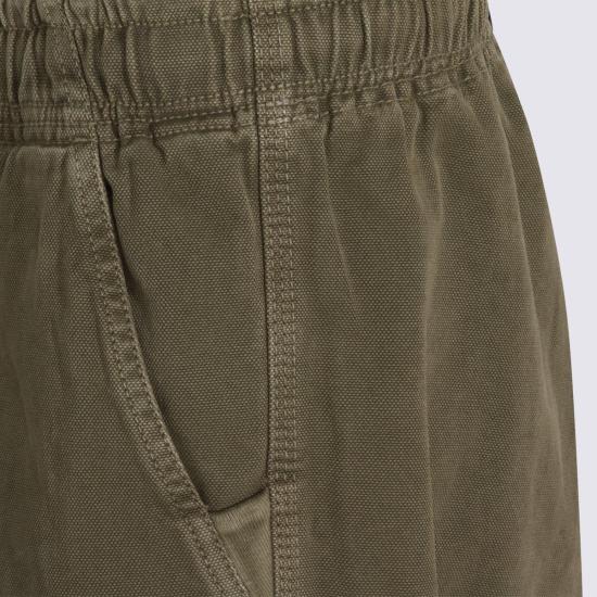 25FW 스톤 아일랜드 3100009 파나마 코튼 올드 이펙트 루즈핏 조거 팬츠 K2S153100009S0184V0154 MILITARY GREEN DOM - STONE ISLAND