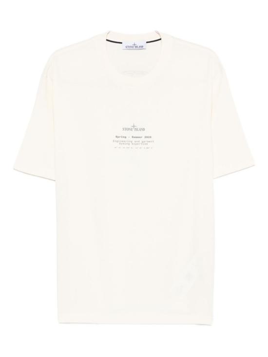 26SS 스톤 아일랜드 반팔 티셔츠 L1S152100001 S0285V0093 Ivory