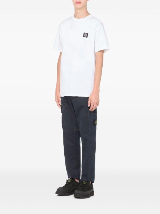 26SS 스톤 아일랜드 반팔 티셔츠 L1S152100027 S0013V0001 White - STONE ISLAND