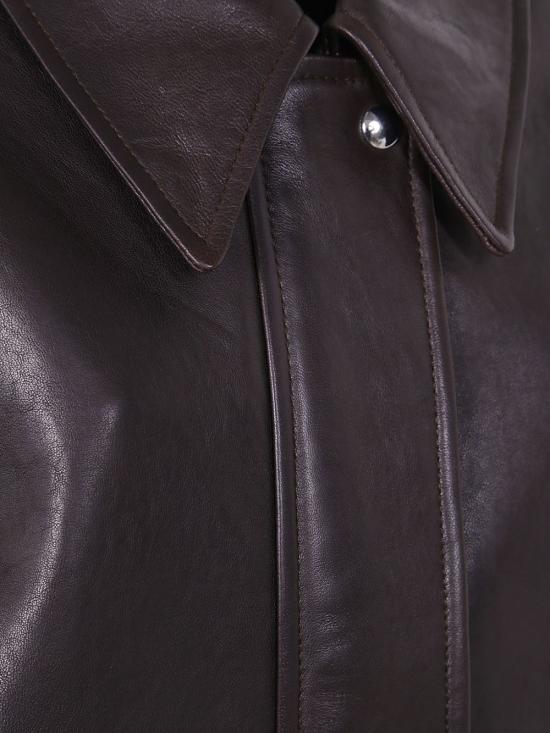 26SS 케이트 가죽 자켓 6166729 950 Brown - KHAITE