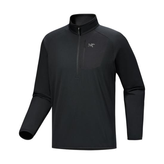  아크테릭스 델타 1/2 짚 넥 맨 ATPFM10550 BLACK DOM