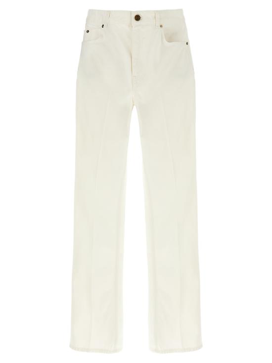 26SS 발망 데님 팬츠 GF1MI070DG140FC White