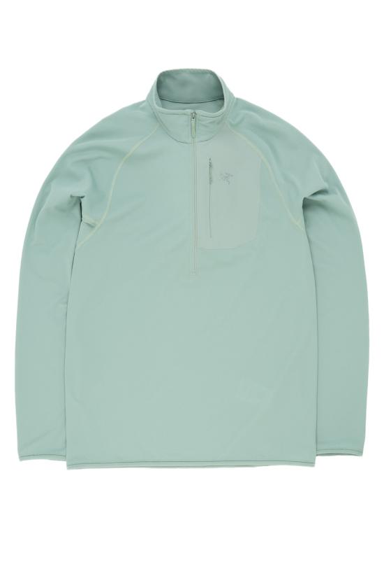 아크테릭스 델타 1/2 짚 넥 맨 ATPSM07740 STONE GREEN DOM