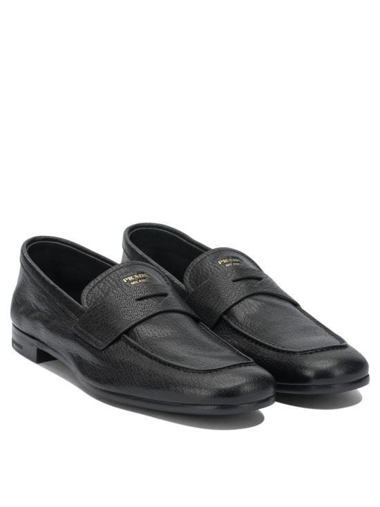 26SS 프라다 레더 로퍼 2DF0903ACMF0002 F X000 Black - PRADA