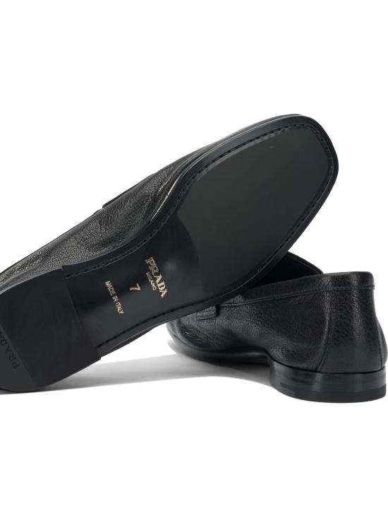26SS 프라다 레더 로퍼 2DF0903ACMF0002 F X000 Black - PRADA