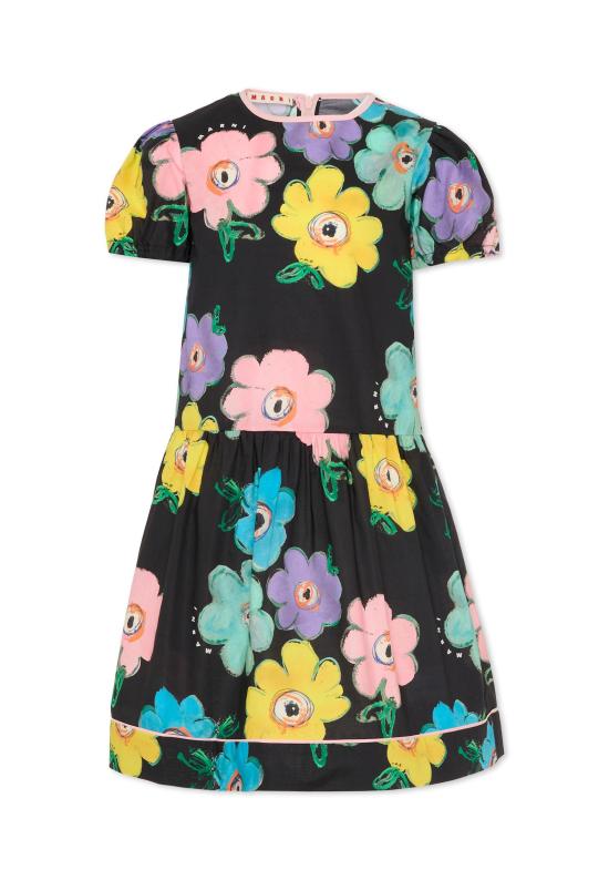 26SS [키즈] 마르니 원피스 M01668 M00WC 0M900 BLACK