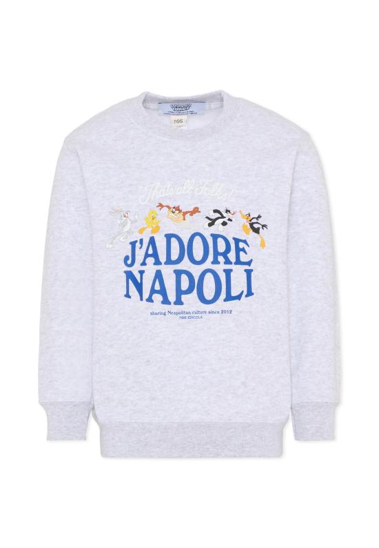 25FW [키즈] J'adore napoli 니트/스웻셔츠 J ADORE NAPOLI LOONEY TUNES SWEATSHIRT KIDS GREY