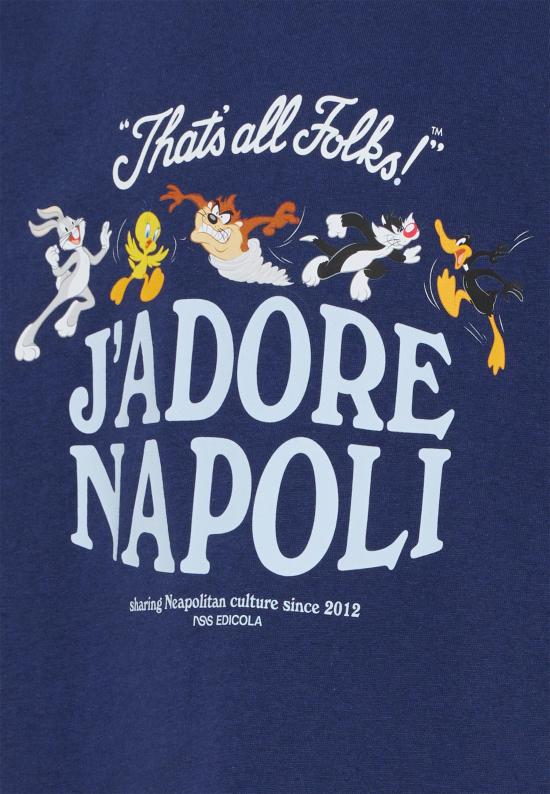 25FW [키즈] J'adore napoli 티셔츠 J ADORE NAPOLI LOONEY TUNES T SHIRT KIDS BLUE - OTHER BRANDS