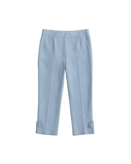  포제 크롭 팬츠 포시 하퍼 카프리 팬츠 블루