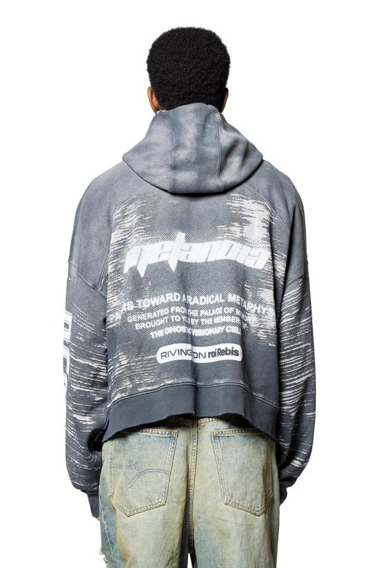 26SS 리빙톤 르아 레비스 123 후드 티셔츠 RDCL ZP00 BLCK - RIVINGTON ROI REBIS 123