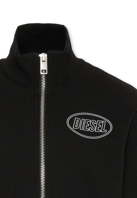 26FW [키즈] 디젤 트레이닝 상의 J02613 0GEAD K900 BLACK - DIESEL