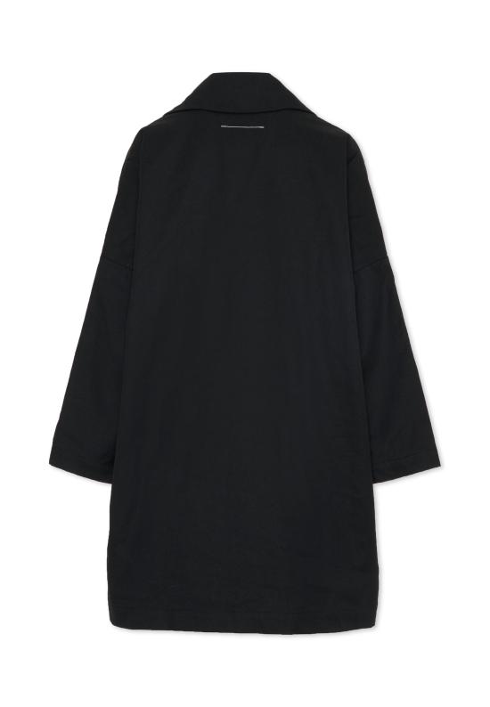 26SS [키즈] MM6 메종마르지엘라 트렌치 코트 M60926 MM05D M6900 BLACK - MM6 MAISON MARGIELA