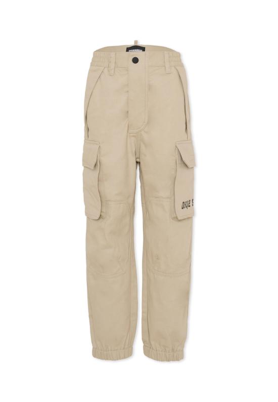 26SS [키즈] 디스퀘어드2 스트레이트 팬츠 DQ3210 D0AGK DQ717 BEIGE