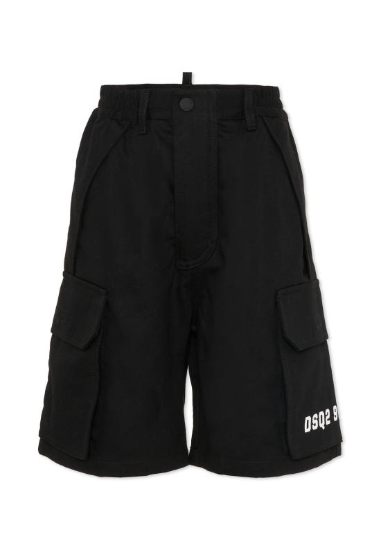 26SS [키즈] 디스퀘어드2 쇼츠/버뮤다 DQ3209 D0AGK DQ900 BLACK