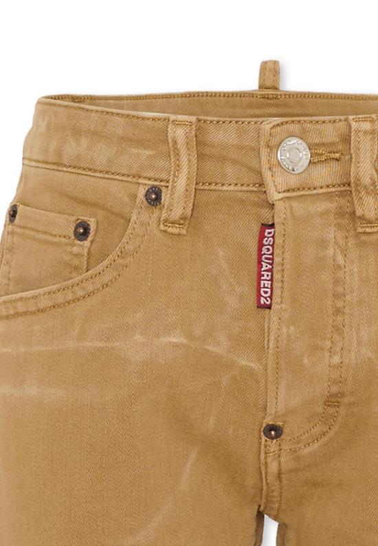 26SS [키즈] 디스퀘어드2 쇼츠/버뮤다 DQ3291 D0AFQ DQ730 BEIGE - DSQUARED2