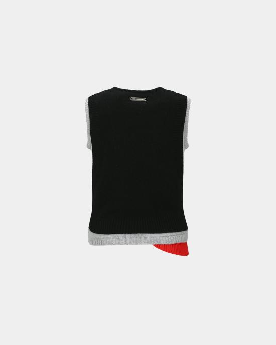  앤더슨벨 니트 베스트 atb1394w BLACK DOM - ANDERSSON BELL