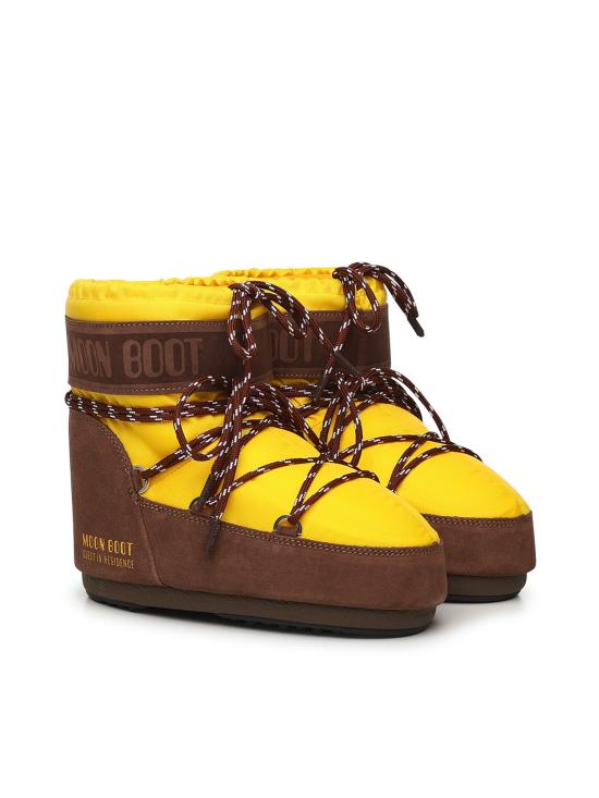 25FW 문부츠 / 여성 아이콘 나일론 로우 부츠 80D1409740 BM04 SUNFLOWER COCOA BPG - MOON BOOT