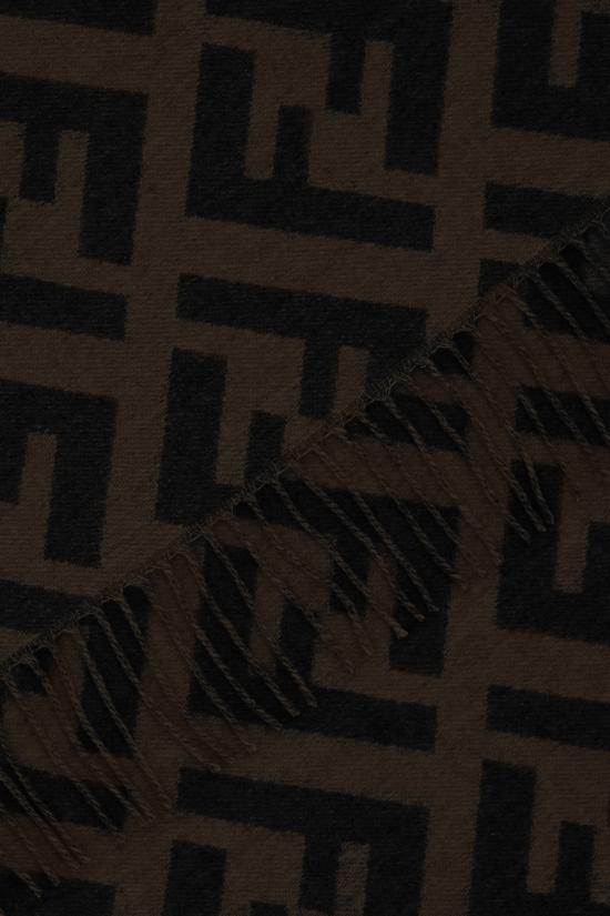 26SS 펜디 FF 캐시미어 스카프 FXT260A8RS F0QE1 TOBACCO - FENDI