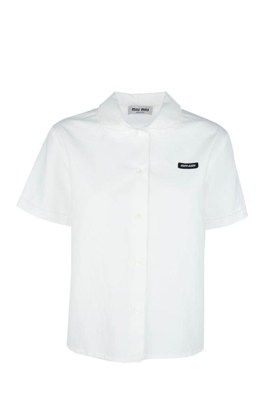 26SS 미우미우 셔츠 MK1932163M F0009 Bianco